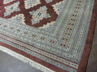 8' X 10' Vintage Handmade Bokhara Turkoman Pakistan Wool Rug Carpet Nice - Jewel Rugs