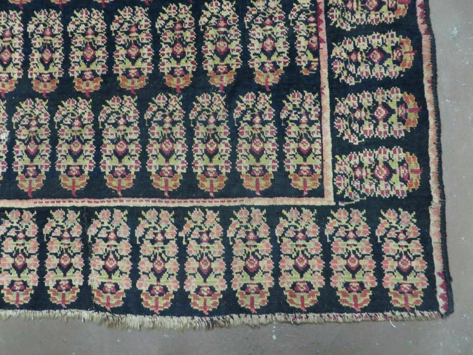 4' X 9' Antique Karabagh Caucasian Rug Handmade Wool Carpet Organic Dyes Nice - Jewel Rugs