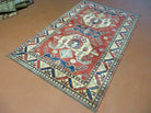 4' X 6' Vintage Handmade Turkish Kazak Pattern Wool Rug Carpet Nice - Jewel Rugs