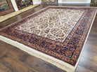 Karastan Rug Ivory Saroukk #700/760, Wool Karastan Carpet 8'8" x 10' 6", Discontinued Karastan Carpet, Living Room Rug, Dining Room Rug - Jewel Rugs