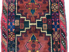 3' 2" X 4' 6" Vintage Handmade Tribal Wool Rug Balouchi Rug Afghan Red Blue 3x5 - Jewel Rugs