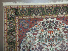 4' X 6' Handmade Indo Kashmir Wool Rug Deer Panter Bird Tree Of Life - Jewel Rugs