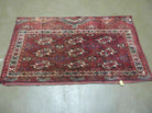 2.5' X 4' Antique Handmade Bokhara Turkoman Yamud Wool Rug Kilim Backing NICE - Jewel Rugs