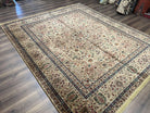 8.8 x 10 Karastan Tabriz Medallion Rug #900-909, Karastan Samovar Teawash Rug, Vintage Discontinued Karastan Wool Carpet, Living Room Rug - Jewel Rugs