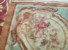 12' X 15' Hand Made French Aubusson Weave Rug Wool Savonnerie Design Red Wow - Jewel Rugs