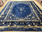 8' X 10' Antique Hand Made Art Deco Nichols Peking Chinese Rug Carpet Blue Nice - Jewel Rugs