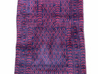 2' 9" X 4' 7" Vintage Handmade Tribal Wool Rug Balouchi Rug Afghan Rug Blue Red - Jewel Rugs