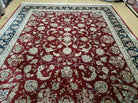 8' X 10' Vintage Handmade India Wool Silk Accents Rug Hand Knotted Organic Nice - Jewel Rugs