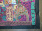 7' X 9' Indian Patchwork Tapestry Wall Hanging Bedspread Coverlet Multicolor - Jewel Rugs