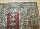 4' X 8' Antique Handmade Turkish Melas Oushak Wool Rug - Jewel Rugs