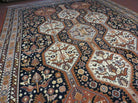 8' x 11' Vintage Power Loomed Couristan European Wool Rug Belgium Birds Nice - Jewel Rugs