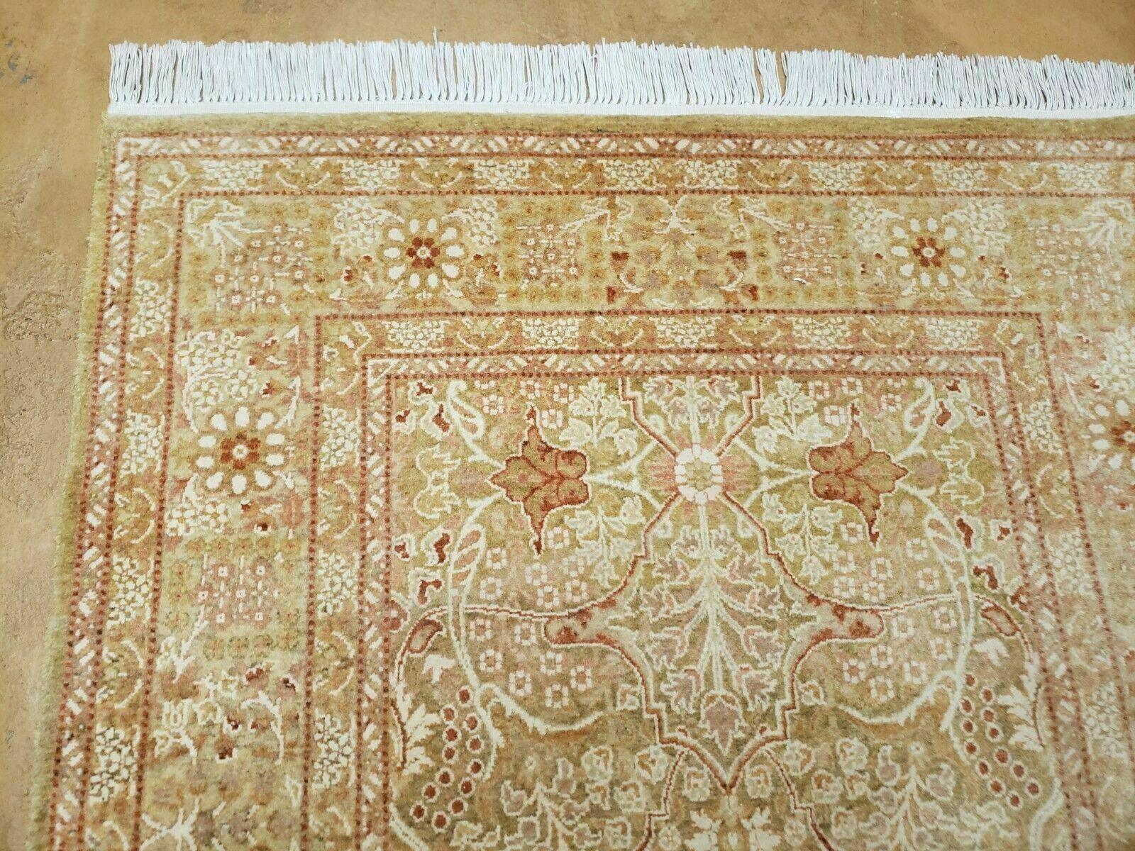 3' X 5' Vintage Handmade Fine Pakistan Oriental Floral Wool Rug Nice - Jewel Rugs