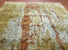 8' X 10' Modern Handmade Tibetan Nepal Wool Rug Decorative Rug Gold Wow - Jewel Rugs