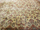 10' X 12' Karastan Ivory Kirman # 788 Wool Area Rug American Made Beauty - Jewel Rugs