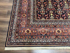 Karastan Rug 8.3 x 11.7 Williamsburg Collection Carters Grove #554, Midnight Blue Red Karastan Carpet, Room Sized Wool Oriental Rug, Allover - Jewel Rugs