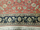 6' X 9' Vintage Fine Oriental Floral Handmade Wool Rug Vegetable Dyes Red Nice - Jewel Rugs