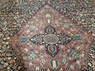 11' X 16' One-of-a-Kind Vintage Turkish Hand Made Wool Rug Hand Knotted Blue Wow - Jewel Rugs