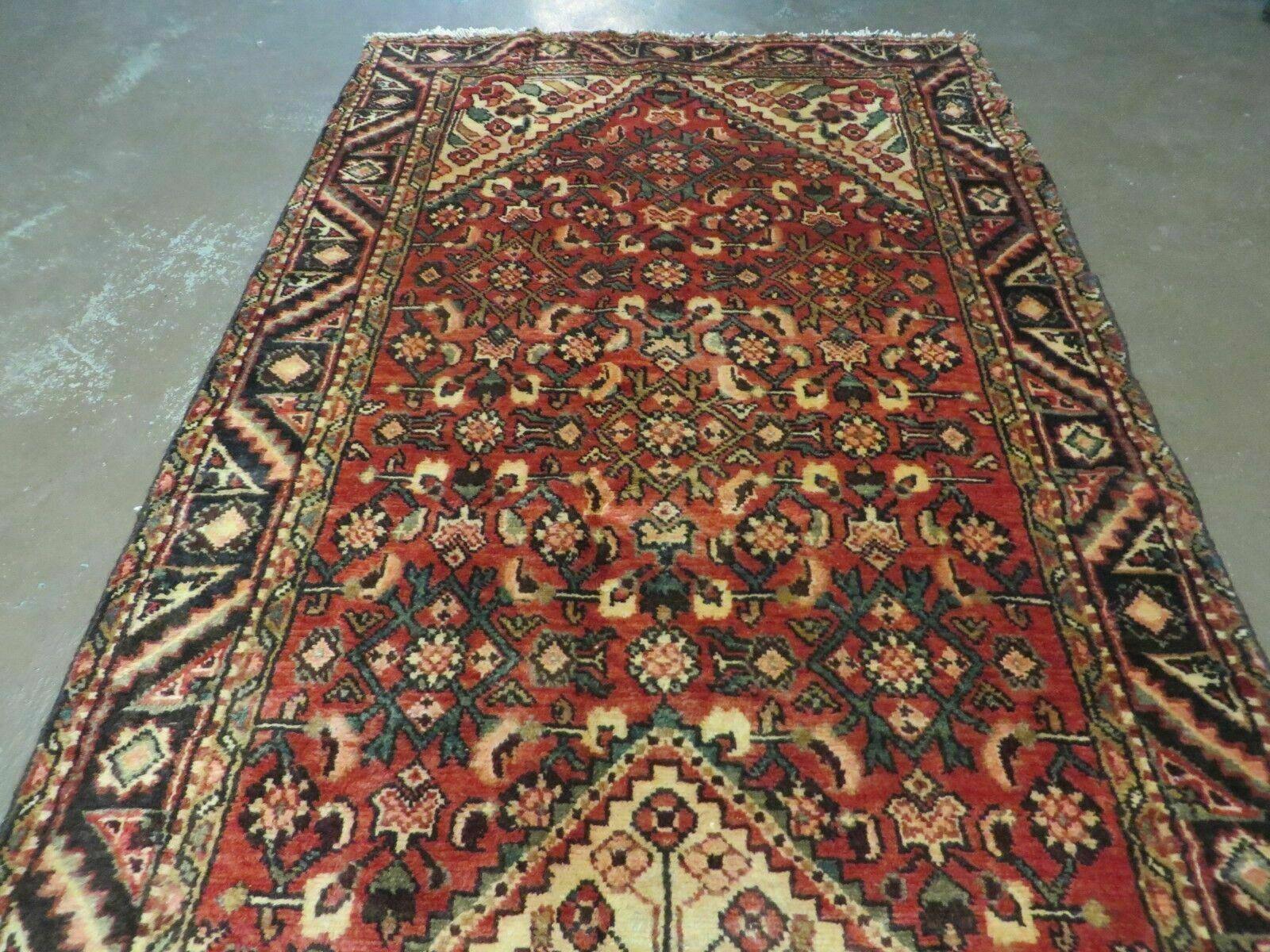 3' 5" X 10'4" Antique Handmade Turkish Wool Runner Rug - Jewel Rugs