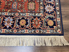 5.9 x 9 Karastan Serapi Rug #729, Wool Karastan Carpet, Original 700 Series, Red and Dark Blue, Discontinued, 6x9 Vintage Karastan, Nice - Jewel Rugs