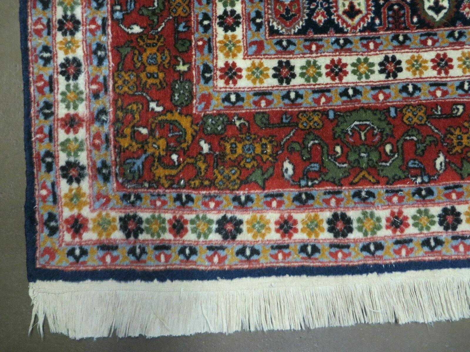 6' X 9' Vintage Fine Handmade India Paisley Rug Hand Knotted Carpet Organic Dye - Jewel Rugs