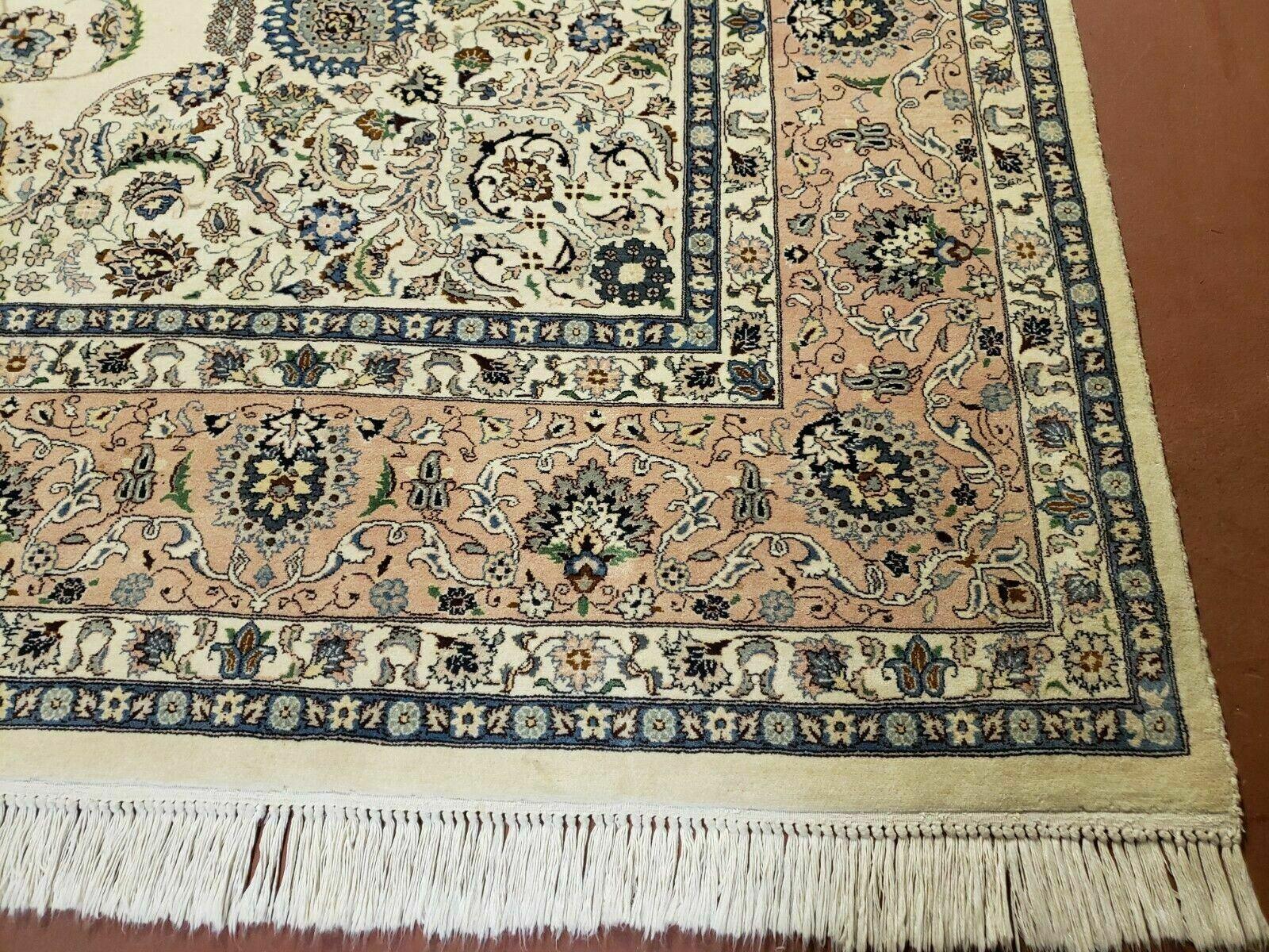 9' X 12' Vintage Fine Handmade Pakistan Oriental Wool Rug Carpet Hand Knotted - Jewel Rugs