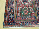 3' 3" X 4' 4" Handmade India Geometric Oriental Medallion Wool Rug Brick Color - Jewel Rugs