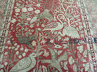 4' X 6' Antique Handmade Turkish Tree Of Life Oriental Wool Rug Birds Red - Jewel Rugs