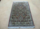 2' 7" X 4' Vintage Handmade India Wool Rug Veg Dyes Nice - Jewel Rugs