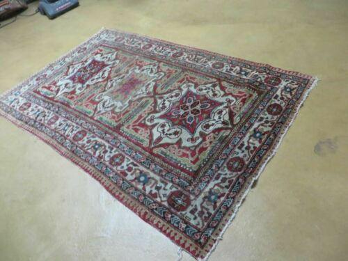 4' X 6' Antique Handmade Caucasian Shirvan Russian Armenian Wool Rug Colorful - Jewel Rugs