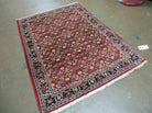 3' X 5' Handmade Knotted Indian Amritsar Floral Oriental Wool Red Rug Organic Nice - Jewel Rugs