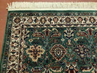 4' 1 X 5' 6" Belgium Made Karastan Kara Mar Worsted Wool Rug Nice Green - Jewel Rugs