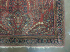 3' X 5' Antique 1920s Handmade India Floral Oriental Wool Rug Carpet Beauty Red - Jewel Rugs