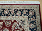 8' X 10' Vintage Handmade India Wool Silk Accents Rug Hand Knotted Organic Nice - Jewel Rugs