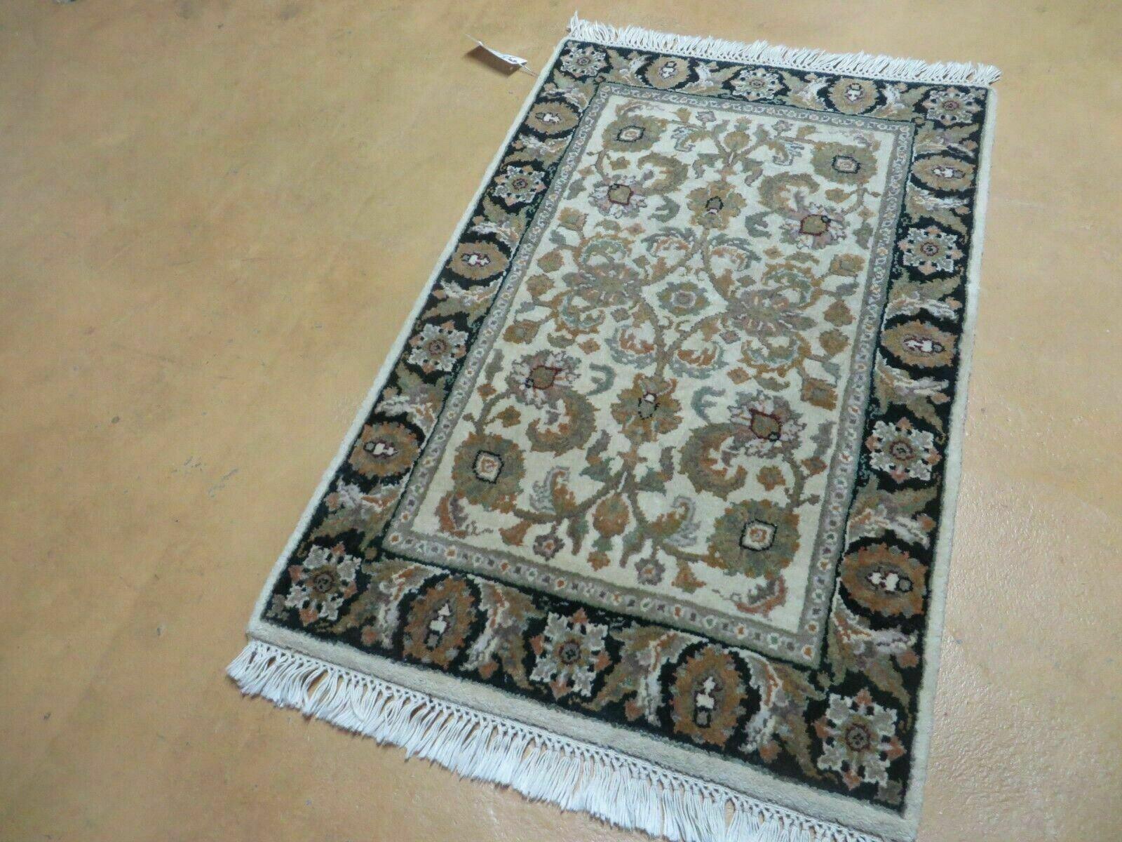 2' X 3' Handmade Indian Wool Rug Carpet Nice - Jewel Rugs