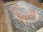 Karastan Rug 5' 9" x 9', Vintage Karastan #744 Antique Serapi Pattern, USA Made Pure Wool Pile Carpet, Original Karastan Carpet, 6x9 Rugs - Jewel Rugs