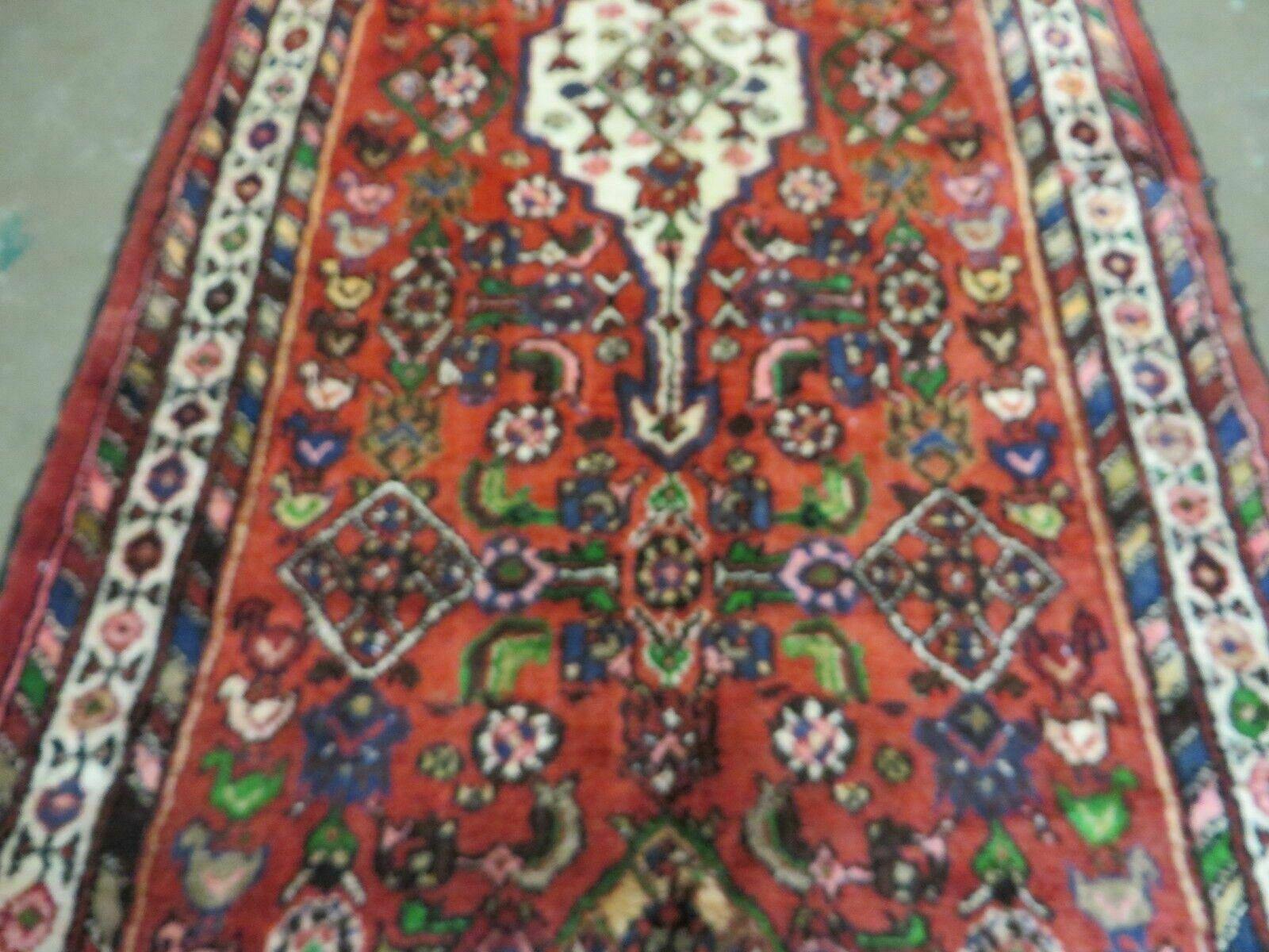 3' 4" X 7' 8" Antique Handmade Turkish Wool Runner Rug - Jewel Rugs