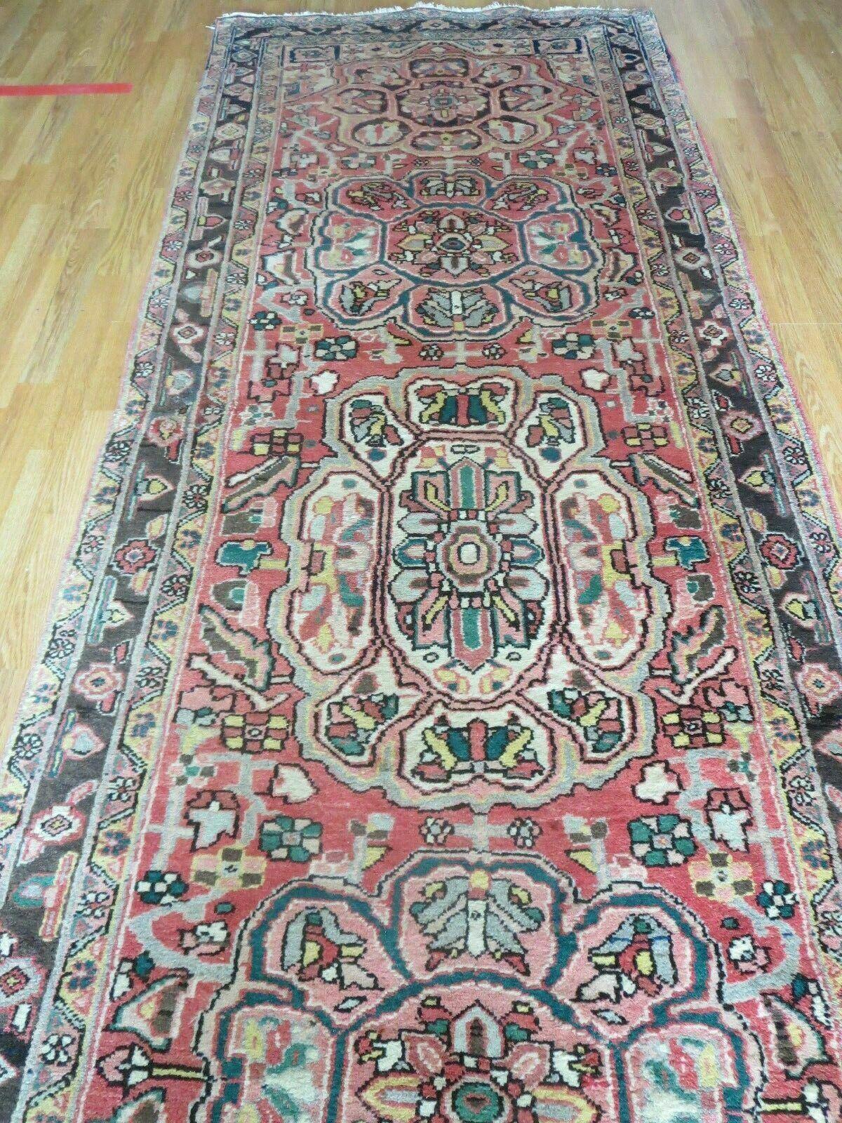 3' 9" X 10' 6" Semi Antique Handmade Turkish Wool Runner Rug - Jewel Rugs