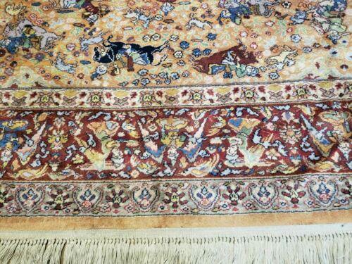 10' X 14' Karastan American Made Wool Hunting RUG # 723 Horses Nice - Jewel Rugs