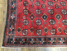 4 x 8 Handmade Baluch Afghan Turkoman Tribal Wool Rug Organic Dyes 8x4 Carpet - Jewel Rugs