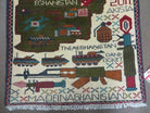 2' X 2'6" Handmade Afghan Balouch Tribal Wool War Rug Gun Tank Helicopter # 158 - Jewel Rugs