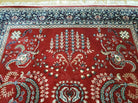 6' X 9' Vintage Handmade Indo Persian Wool Rug Veg Dyes Nice Red - Jewel Rugs