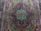 4' 3" X 6' Karastan Medallion Kirman Pattern # 700-718 Wool Rug USA Beauty - Jewel Rugs