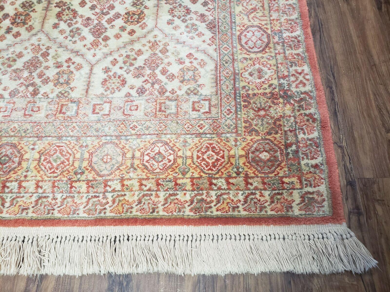 5' 9" X 9' Karastan American Made Wool Rug Marble Agra Pattern # 725 Rare Nice - Jewel Rugs