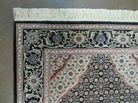 2'7" X 9' Vintage Handmade Chinese Black Runner with Central Medallions - Persian/Oriental Mahi Fish Design - Wool Rug w/ Silk Accents - Jewel Rugs