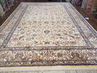 Karastan Rug 8' 8" x 12', Tabriz Design #738, Vintage Karastan Carpet, Discontinued Karastan 8.8 x 12, Mothproof Wool Rug, USA Made - Jewel Rugs