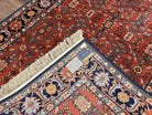 5.9 x 9 Karastan Serapi Rug #729, Wool Karastan Carpet, Original 700 Series, Red and Dark Blue, Discontinued, 6x9 Vintage Karastan, Nice - Jewel Rugs