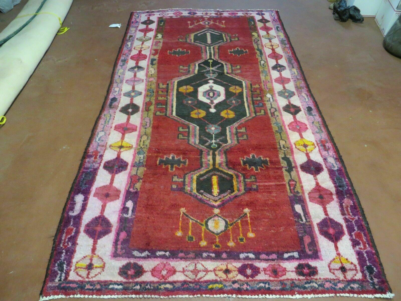 4' X 8' Antique Handmade Turkish Caucasian Kazak Design Wool Rug Veg Dyes Nice - Jewel Rugs