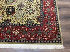 Turkish Power Loomed Rug 7x10, Vintage Oriental Carpet 7 x 10 Area Rug, Gold and Red Rug, Allover Motif, Traditional Persian Design Rug Nice - Jewel Rugs