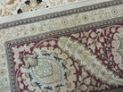 9' X 12' Vintage Handmade Wool Rug Pakistani Floral Design Nice Vegetable Dye - Jewel Rugs