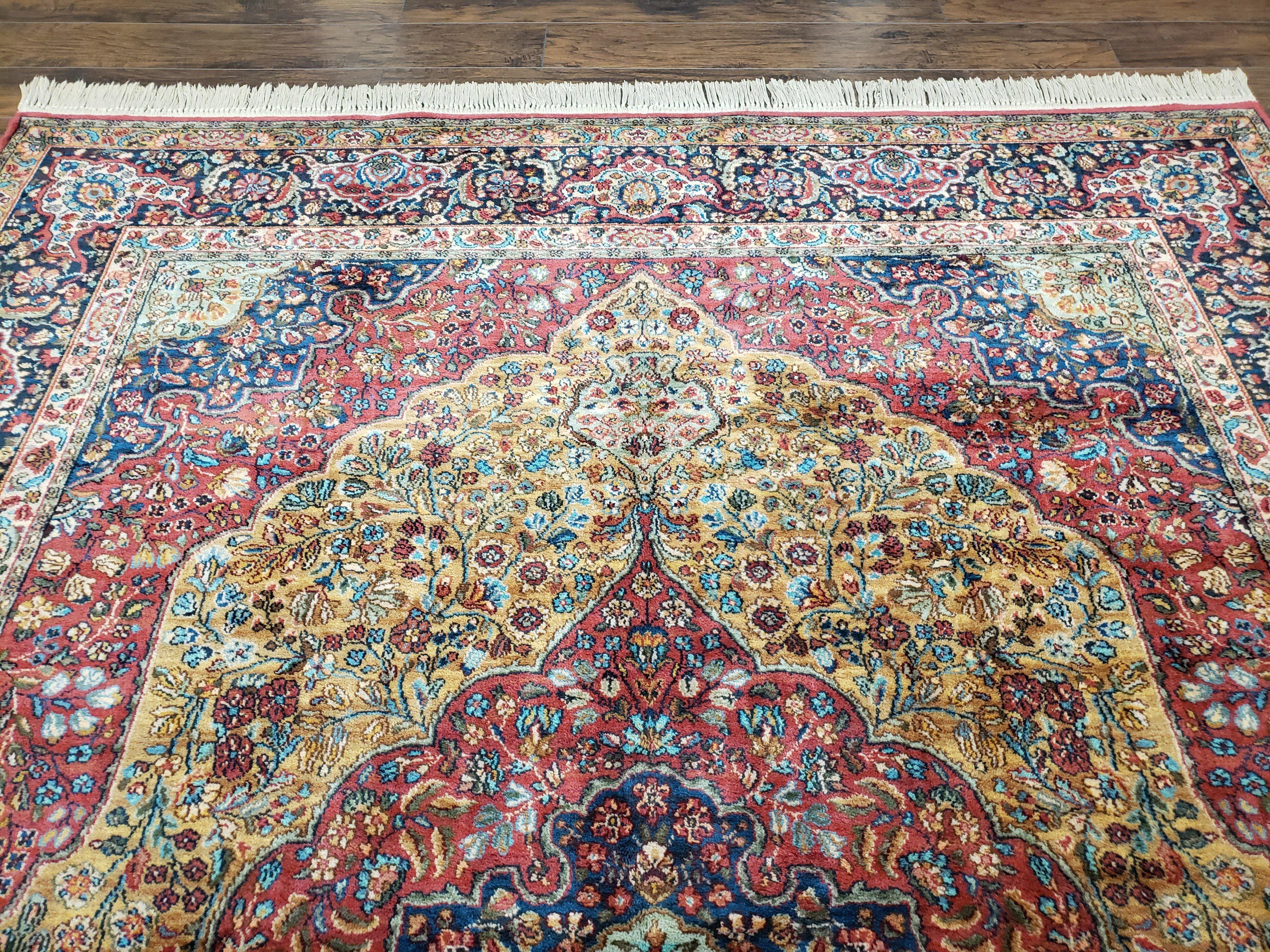 Karastan Rug 8.8 x 12 Medallion Kirman #700/718, Original Karastan Collection 700 Series, Discontinued Karastan Carpet Vintage Wool Karastan - Jewel Rugs